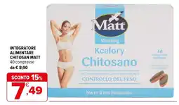 Iperal Integratore alimentare chitosan matt offerta