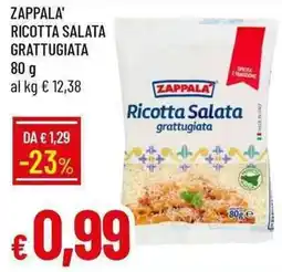 Galassia Zappala ricotta salata grattugiata offerta