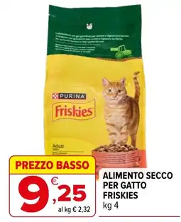 Iperal Alimento secco per gatto friskies offerta