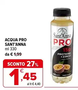 Iperal Acqua pro sant'anna offerta