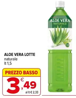 Iperal Aloe vera lotte offerta