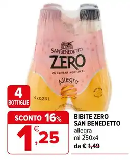 Iperal Bibite zero san benedetto offerta