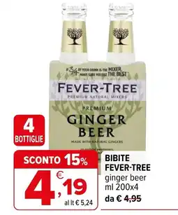 Iperal Bibite fever-tree offerta
