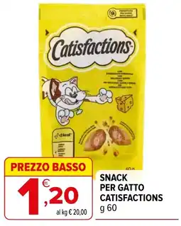 Iperal Snack per gatto catisfactions offerta