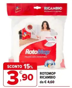 Iperal Rotomop ricambio offerta