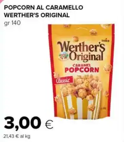 Tigre Popcorn al caramello werther's original offerta