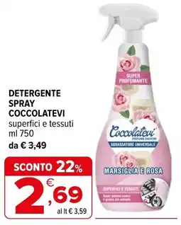 Iperal Detergente spray coccolatevi offerta