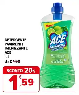 Iperal Detergente pavimenti igienizzante ace offerta