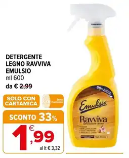 Iperal Detergente legno ravviva emulsio offerta