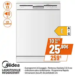 Ipercoop Midea LAVASTOVIGLIE MFD60S131WIT offerta