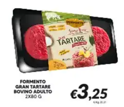 Supermercati Visotto Formento gran tartare bovino adulto offerta