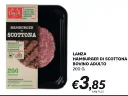 Supermercati Visotto Lanza hamburger di scottona bovino adulto offerta