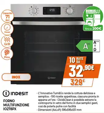 INDESIT FORNO MULTIFUNZIONE 10278PX