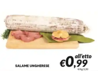 Supermercati Visotto Salame ungherese offerta