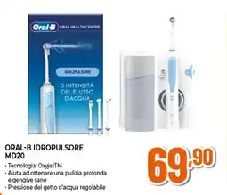 Ipercoop ORAL-B IDROPULSORE MD20 offerta