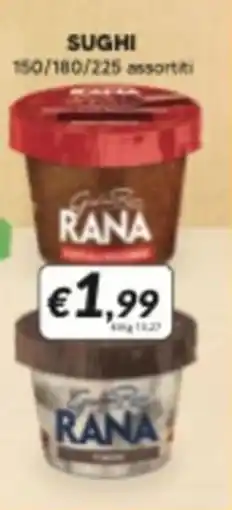 Supermercati Visotto Giovanni rana sughi offerta
