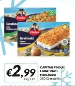 Supermercati Visotto Capitan findus igratinati merluzzo offerta