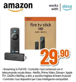 Ipercoop amazon fire tv stick HD offerta