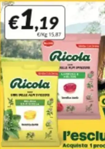 Supermercati Visotto Ricola offerta