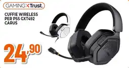 Ipercoop GAMINGXTrust CUFFIE WIRELESS PER PS5 GXT492 CARUS offerta