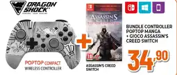 Ipercoop Dragon shock bundle controller poptop manga + gioco assassin's creed switch offerta