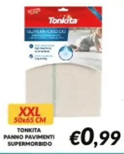 Supermercati Visotto Tonkita panno pavimenti supermorbido offerta