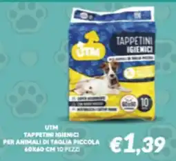 Supermercati Visotto Utm tappetini igienici per animali di taglia piccola offerta