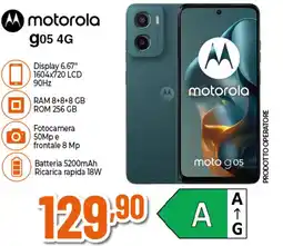 Ipercoop motorola g05 4G offerta