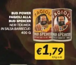 Supermercati Visotto Bud power fagioli alla bud spencer neri tex-mex in salsa barbecue offerta