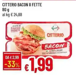 Galassia Citterio bacon 8 fette offerta