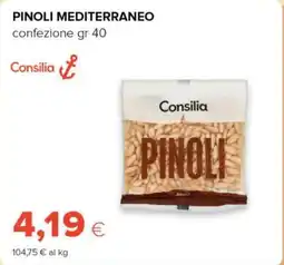 Tigre Pinoli mediterraneo Consilia offerta