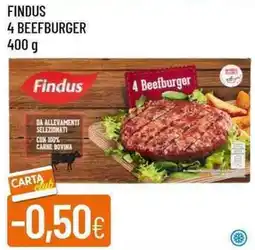 Galassia Findus 4 beefburger offerta