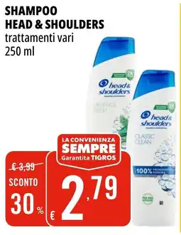 Tigros Shampoo head & shoulders offerta