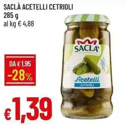 Galassia Saclà acetelli cetrioli offerta