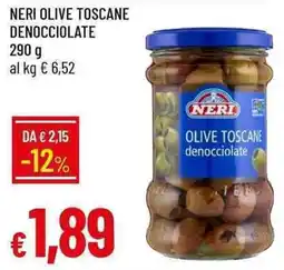 Galassia Neri olive toscane denocciolate offerta
