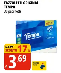 Tigros Fazzoletti original tempo offerta
