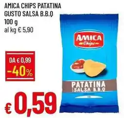 Galassia Amica chips patatina gusto salsa b.b.q offerta