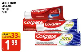 Tigros Dentifricio colgate offerta