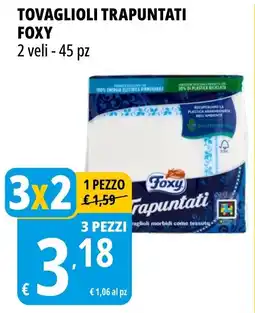 Tigros Tovaglioli trapuntati foxy offerta