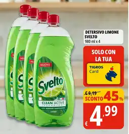 Tigros Detersivo limone svelto offerta