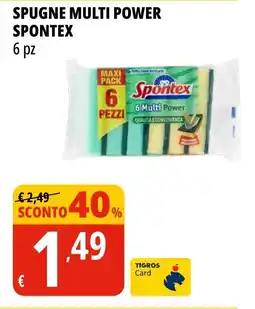 Tigros Spugne multi power spontex offerta