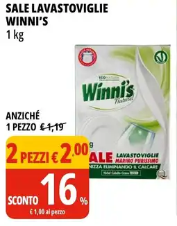 Tigros Sale lavastoviglie winni's offerta