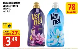 Tigros Ammorbidente concentrato vernel offerta