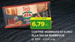 Tigre Costine marinate di suino alla salsa barbeque offerta