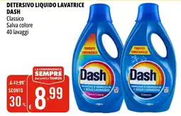 Tigros Detersivo liquido lavatrice dash offerta