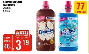 Tigros Ammorbidente fabuloso offerta