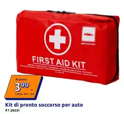Action Kit di pronto soccorso per auto offerta