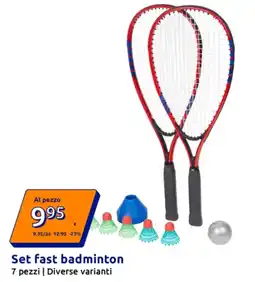 Action Set fast badminton offerta