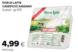 Tigre Fior di latte caseificio SASSANO offerta