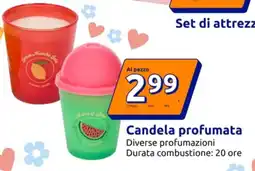 Action Candela profumata offerta